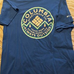 Columbia Men's Blue Always Outside Tee